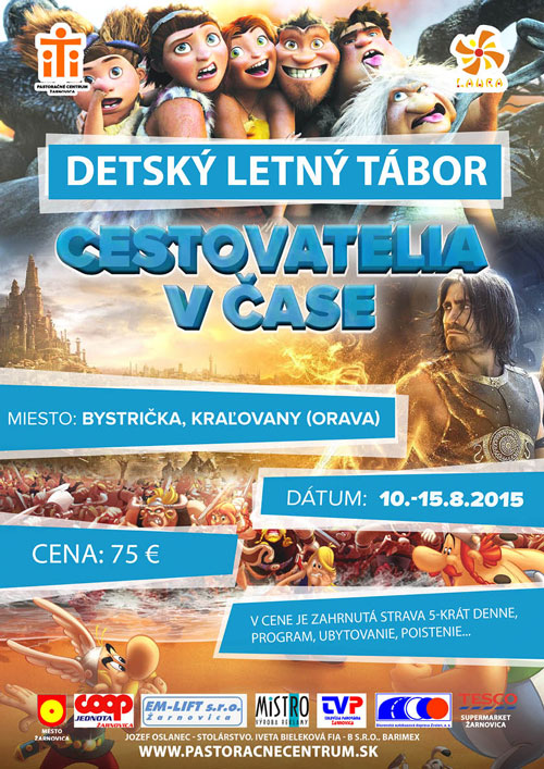 Detský letný tábor - Cestovatelia v čase