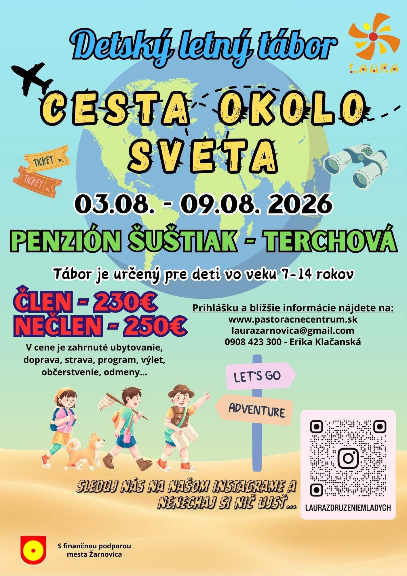 Detský letný tábor - Cesta okolo sveta